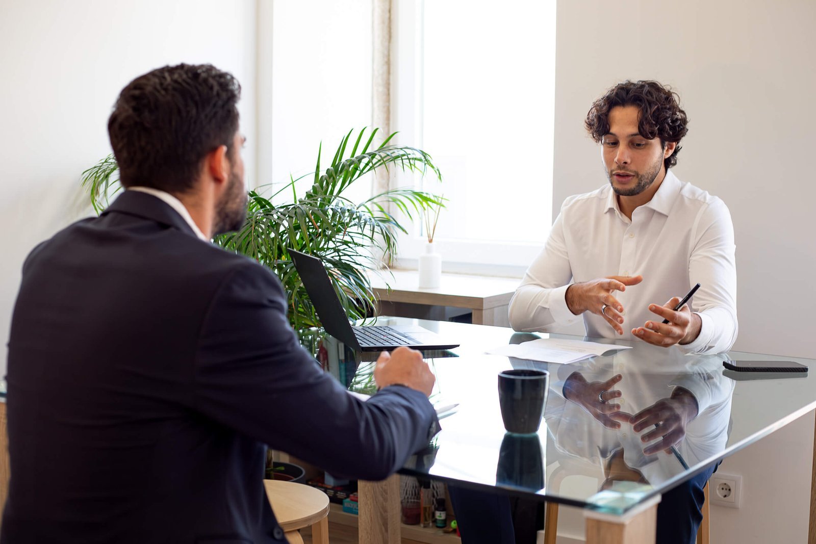 Rendez-vous client au cabinet Istari Conseil
